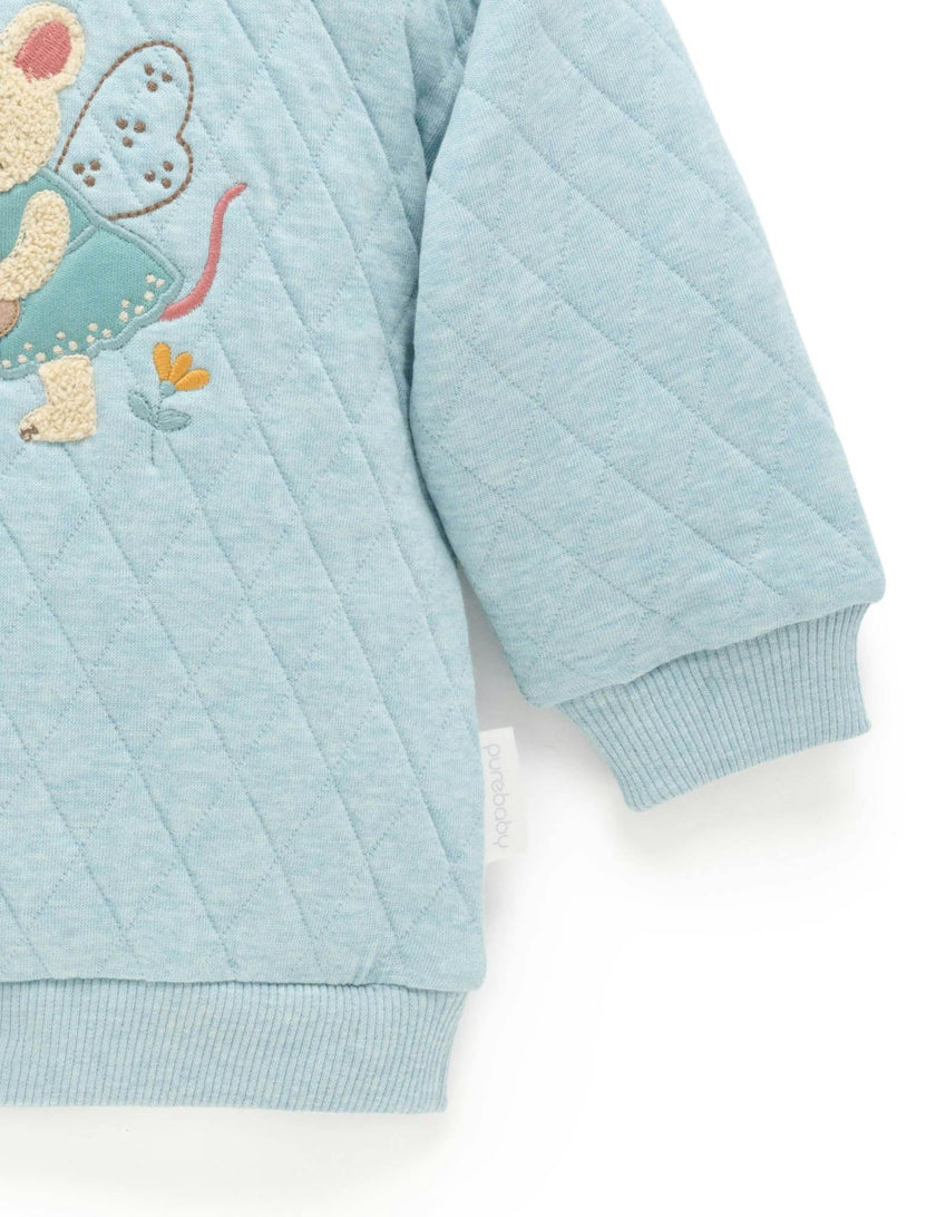 Quilted Windcheater & Legging Moonstone Melange