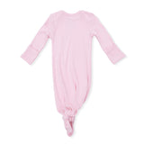 Solid Romance Rose Rib - Knotted Gown and Headband