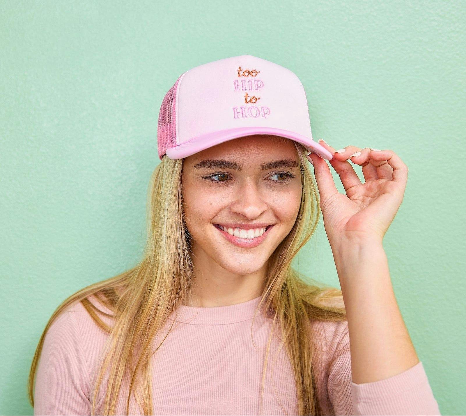 Too Hip to Hop Easter Trucker Hat