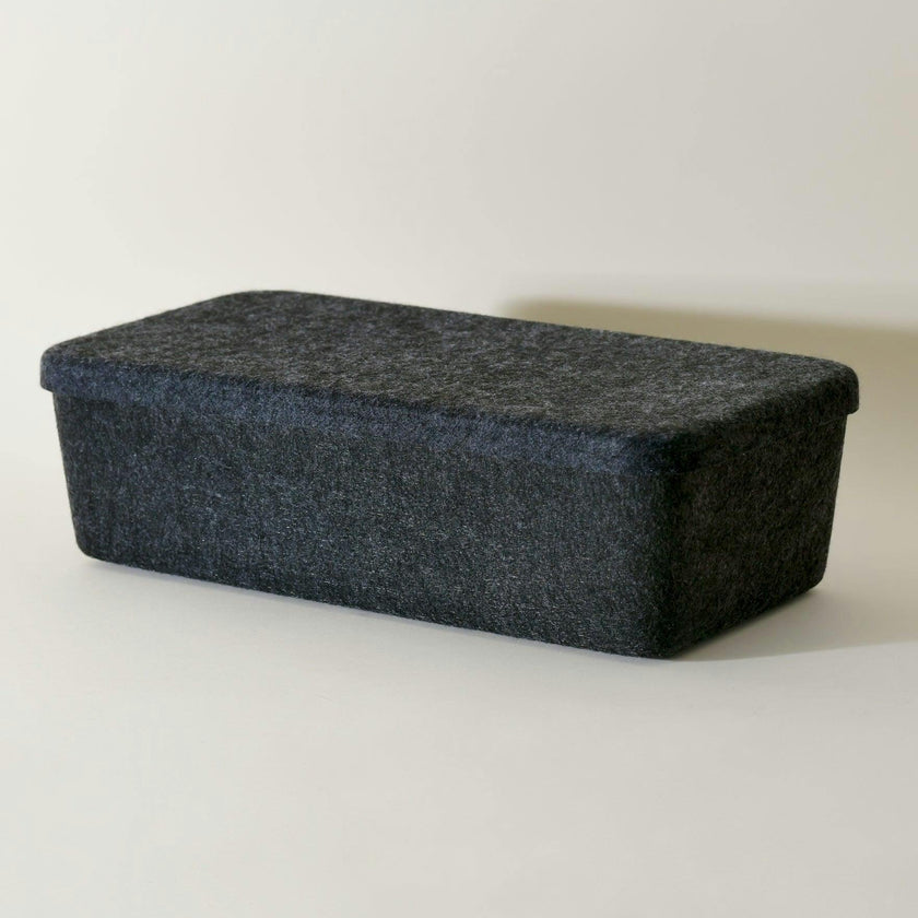 The Sculpted Bin - Long with Lid