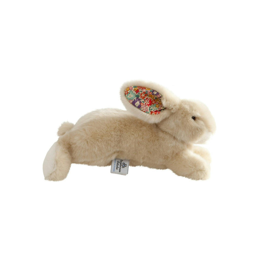 Martin the Rabbit | Beige | Orange Liberty Print
