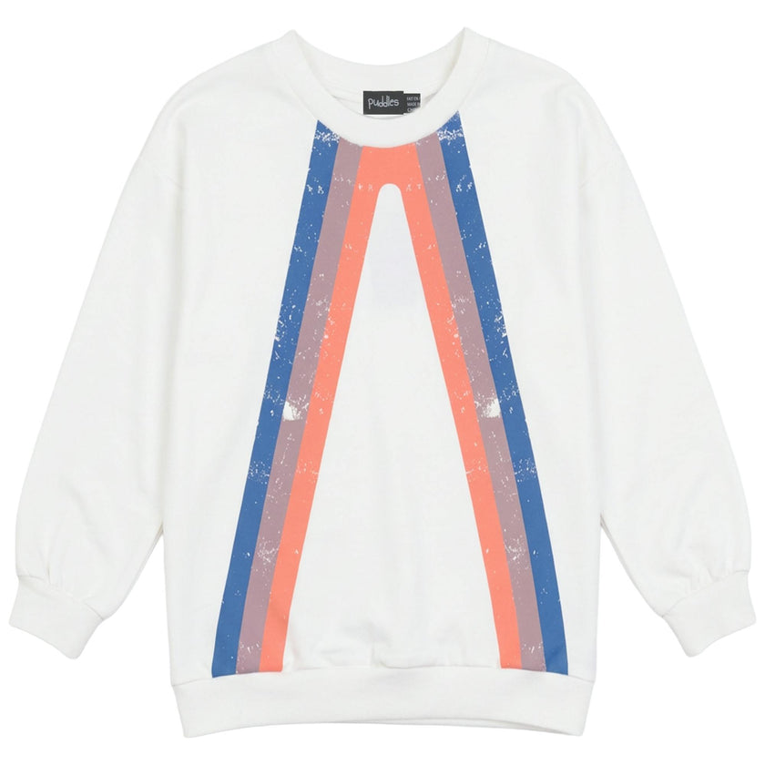Multi Color Stripe Sweatshirt