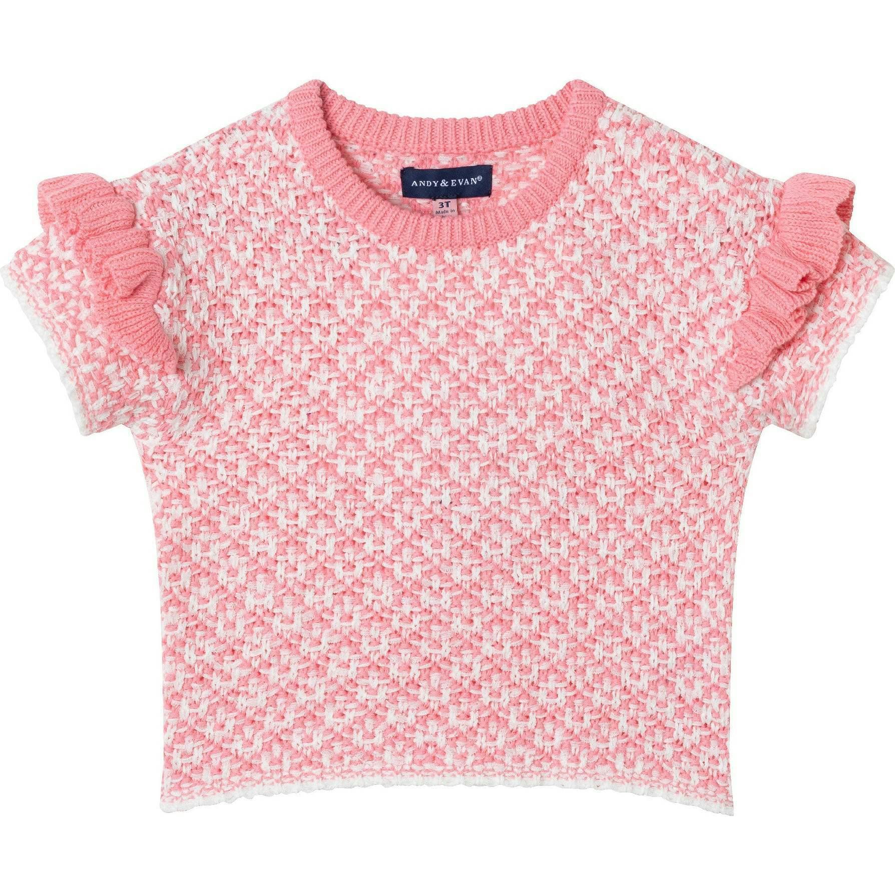 Kids Girls Tie-Front Top & Short Set
