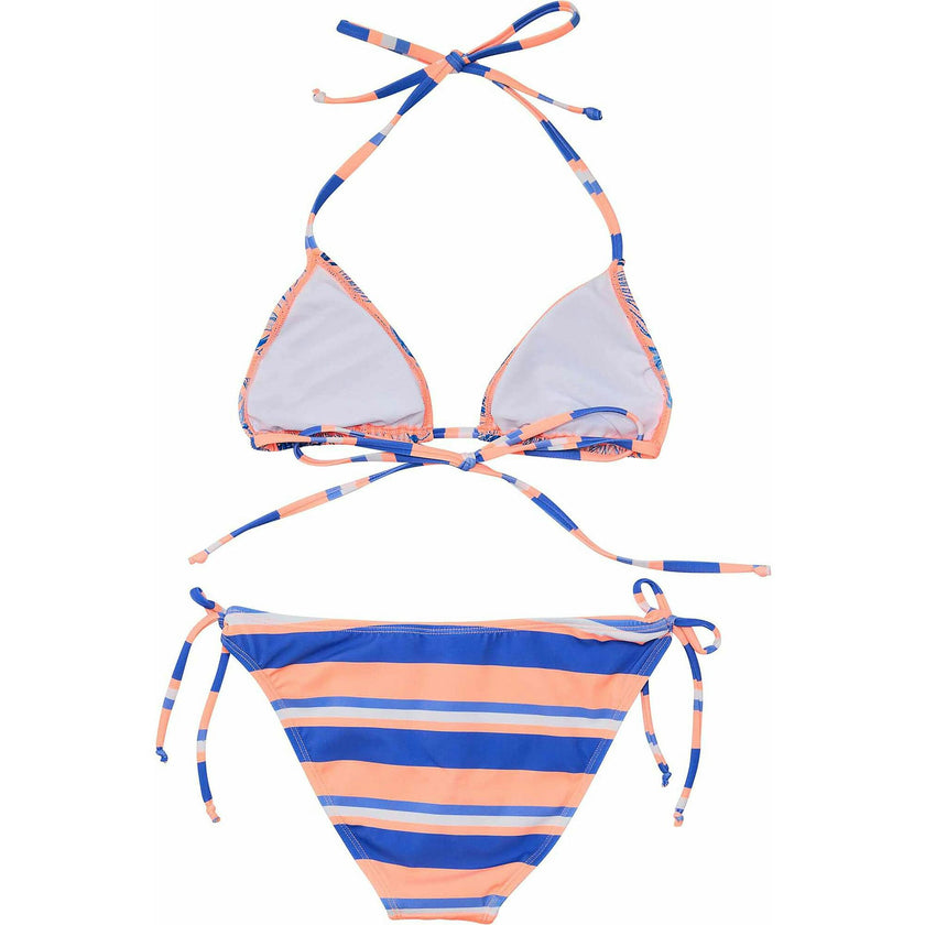 UPF50+ Sustainable Halter Neck Tie Front & Bottom Triangle Bikini