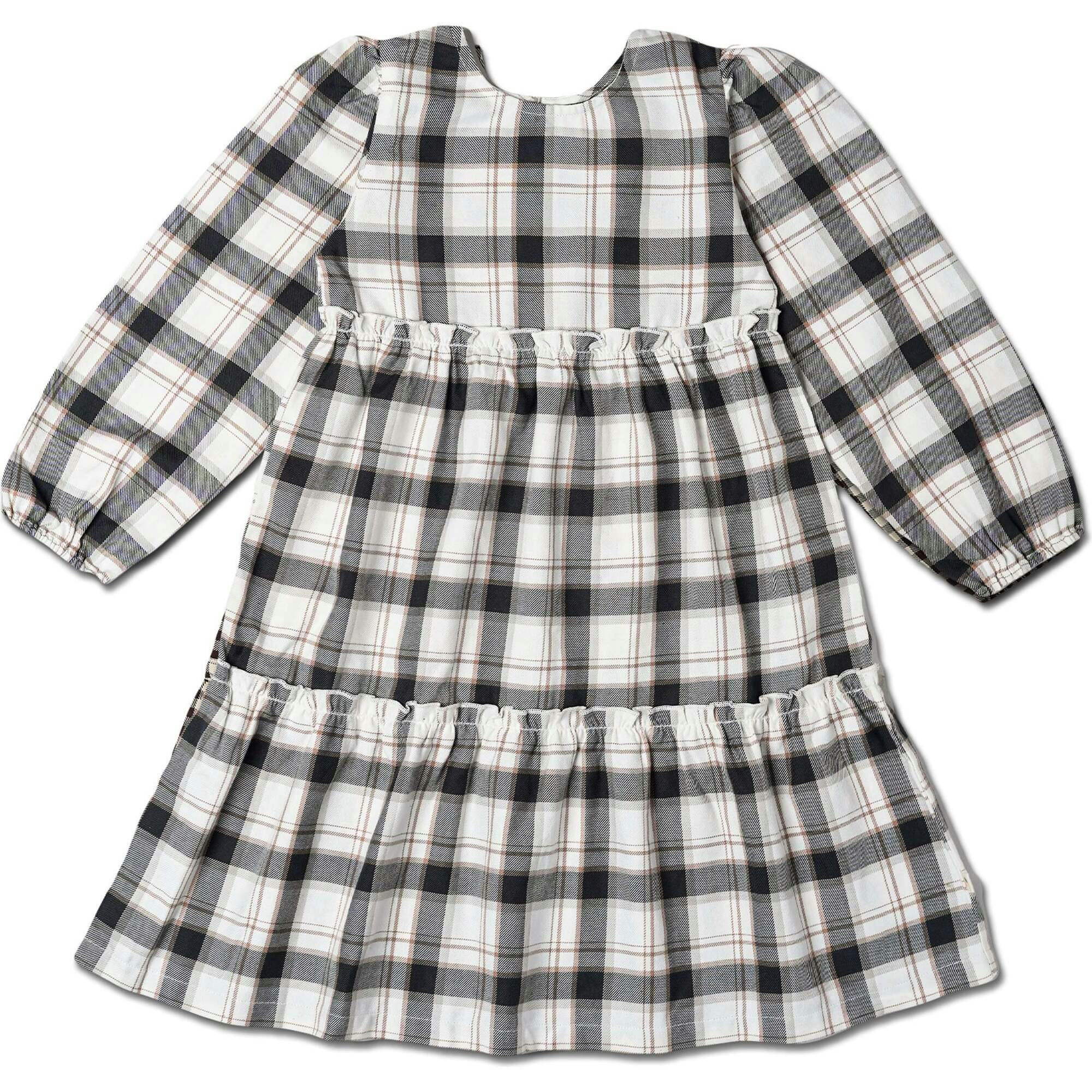 Organic Long Sleeve Tiered Dress
