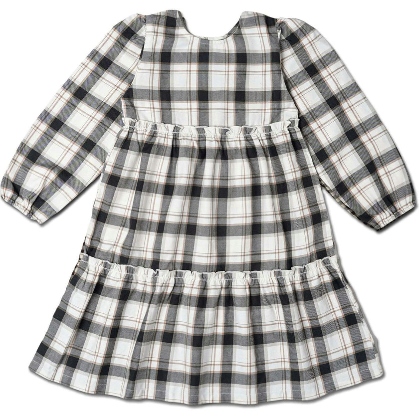 Organic Long Sleeve Tiered Dress