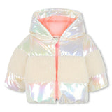 Quilted hooded puffer jacket
