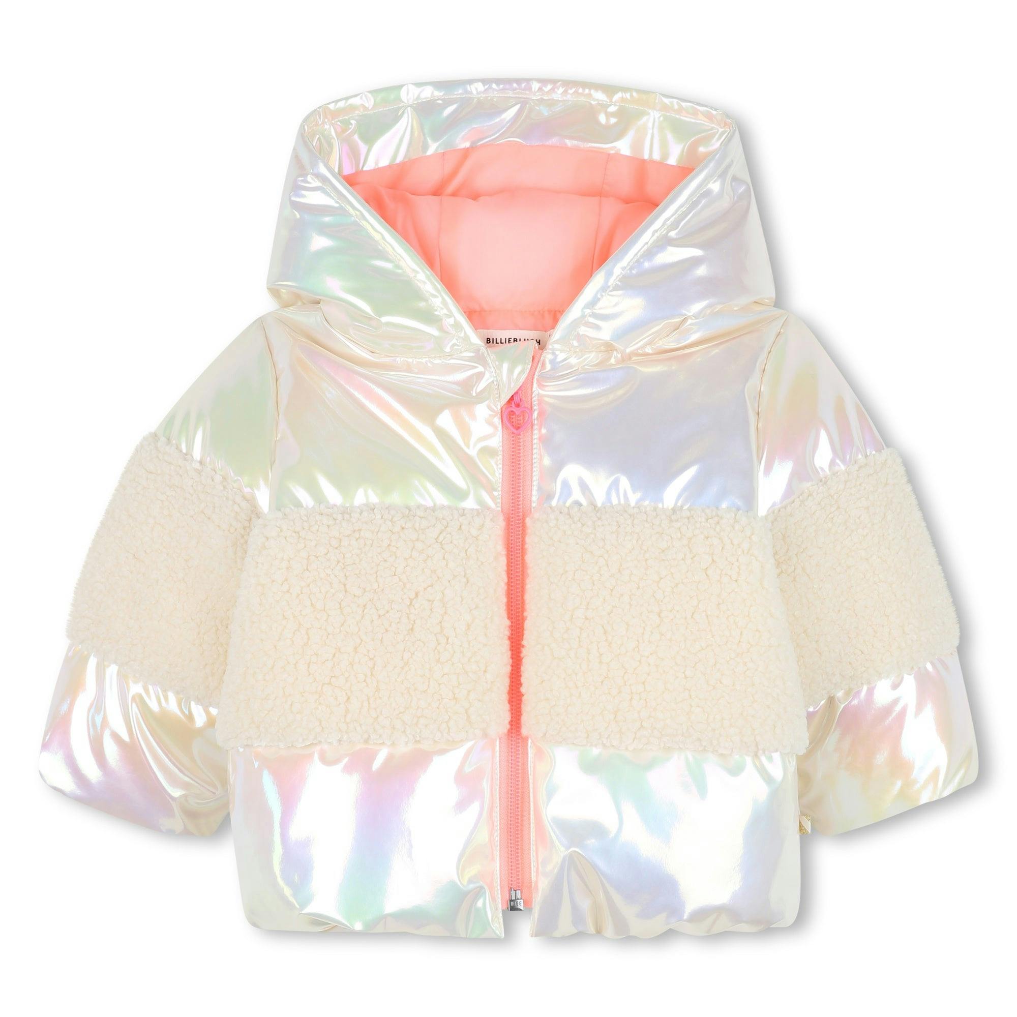 Quilted hooded puffer jacket