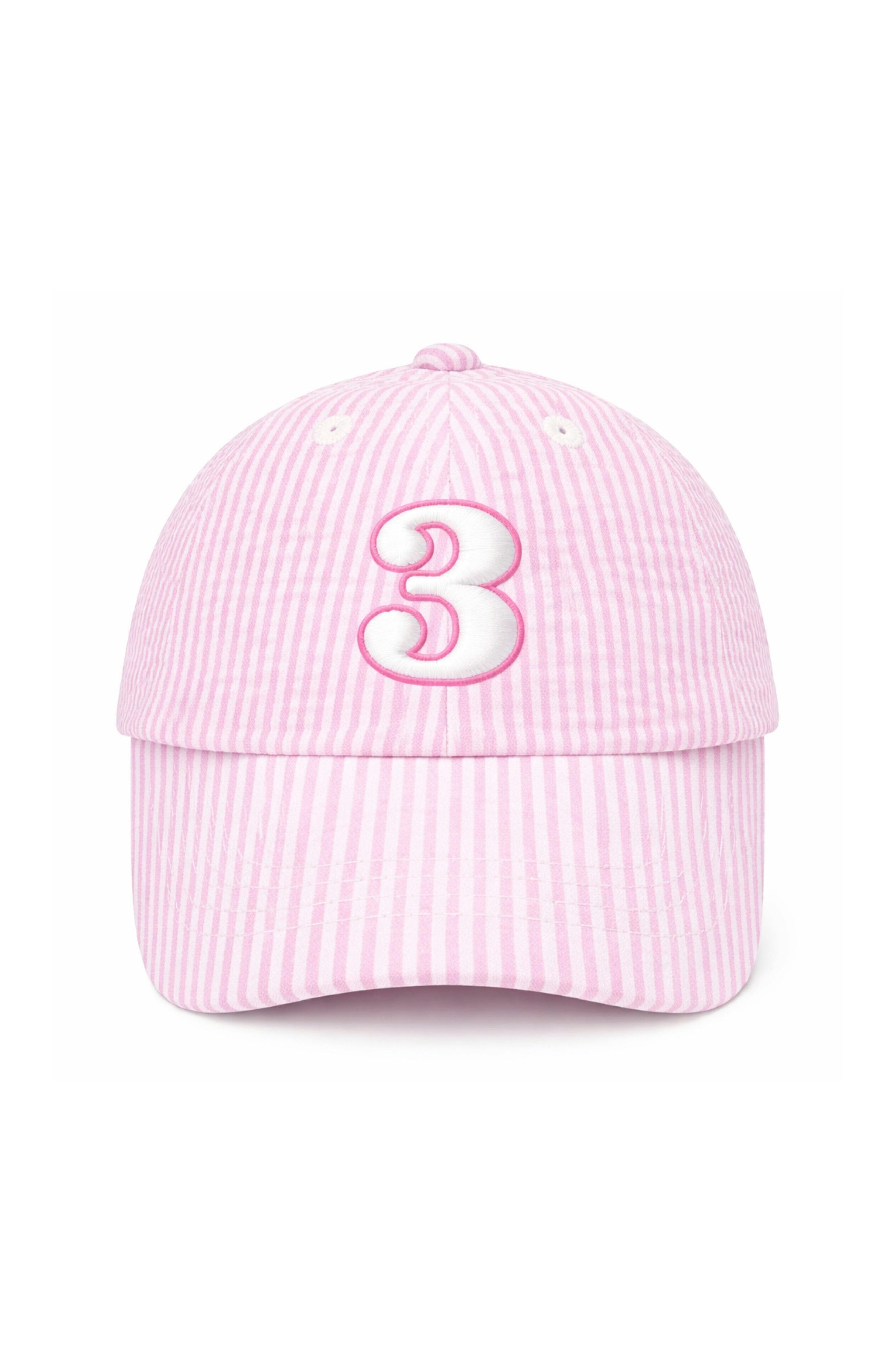 Birthday Milestone Bow Baseball Hats