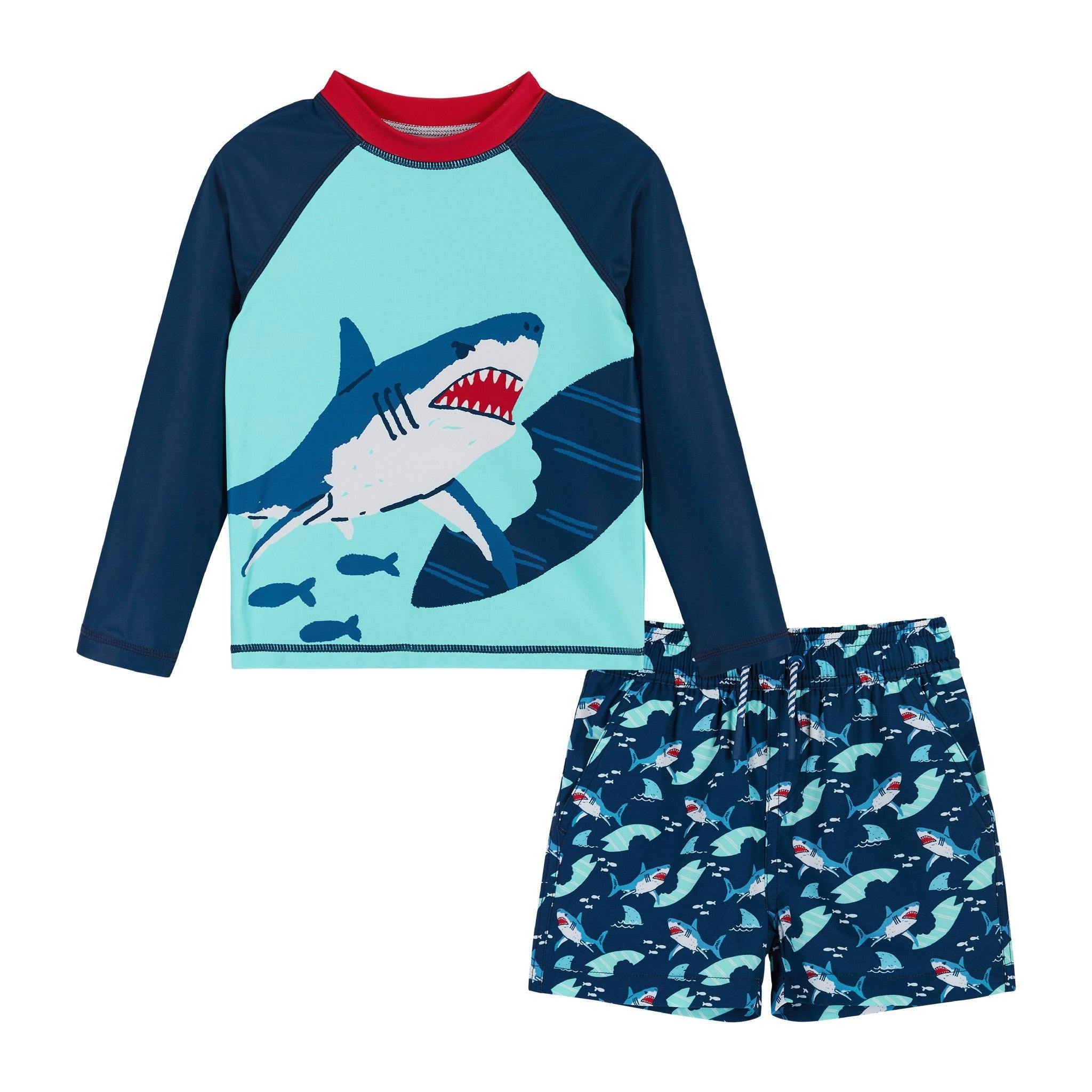 Raglan Rashguard and Boardshort Set