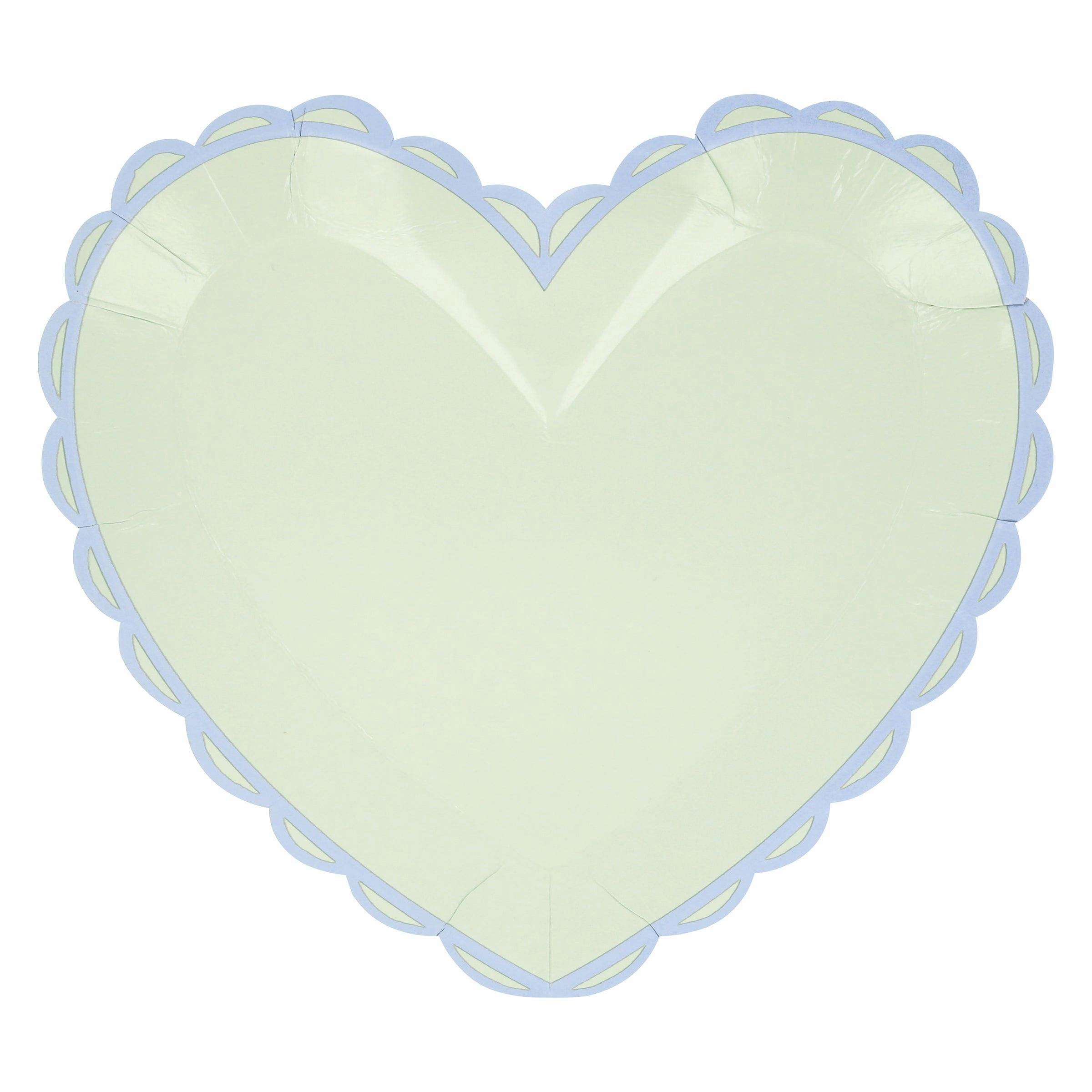 Pastel Heart Large Plates