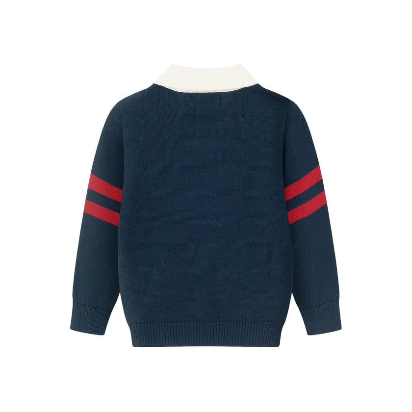 Infant 2-Piece Collared Sweater & Hybrid Pant