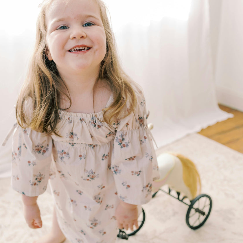 Kennedi Dress-wildflower whisper | Bell Sleeve