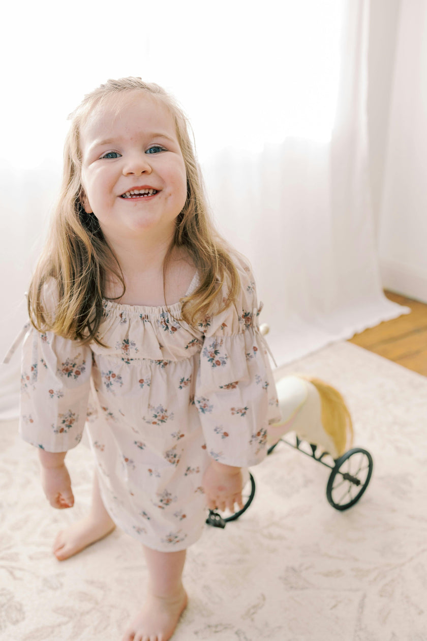 Kennedi Dress-wildflower whisper | Bell Sleeve