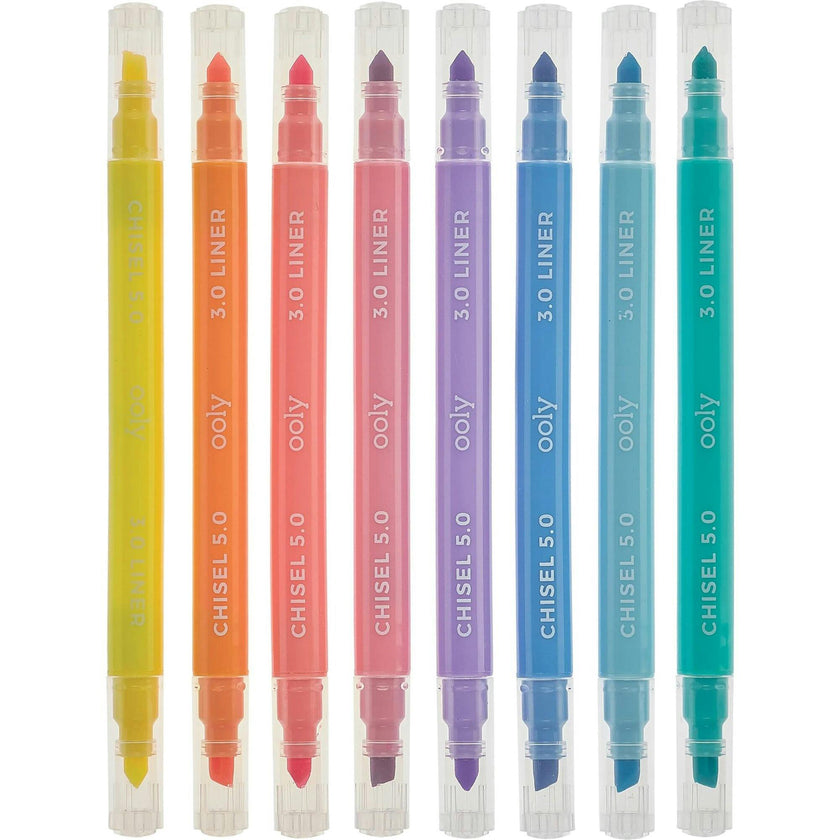 Pastel Liners Dual Tip Markers