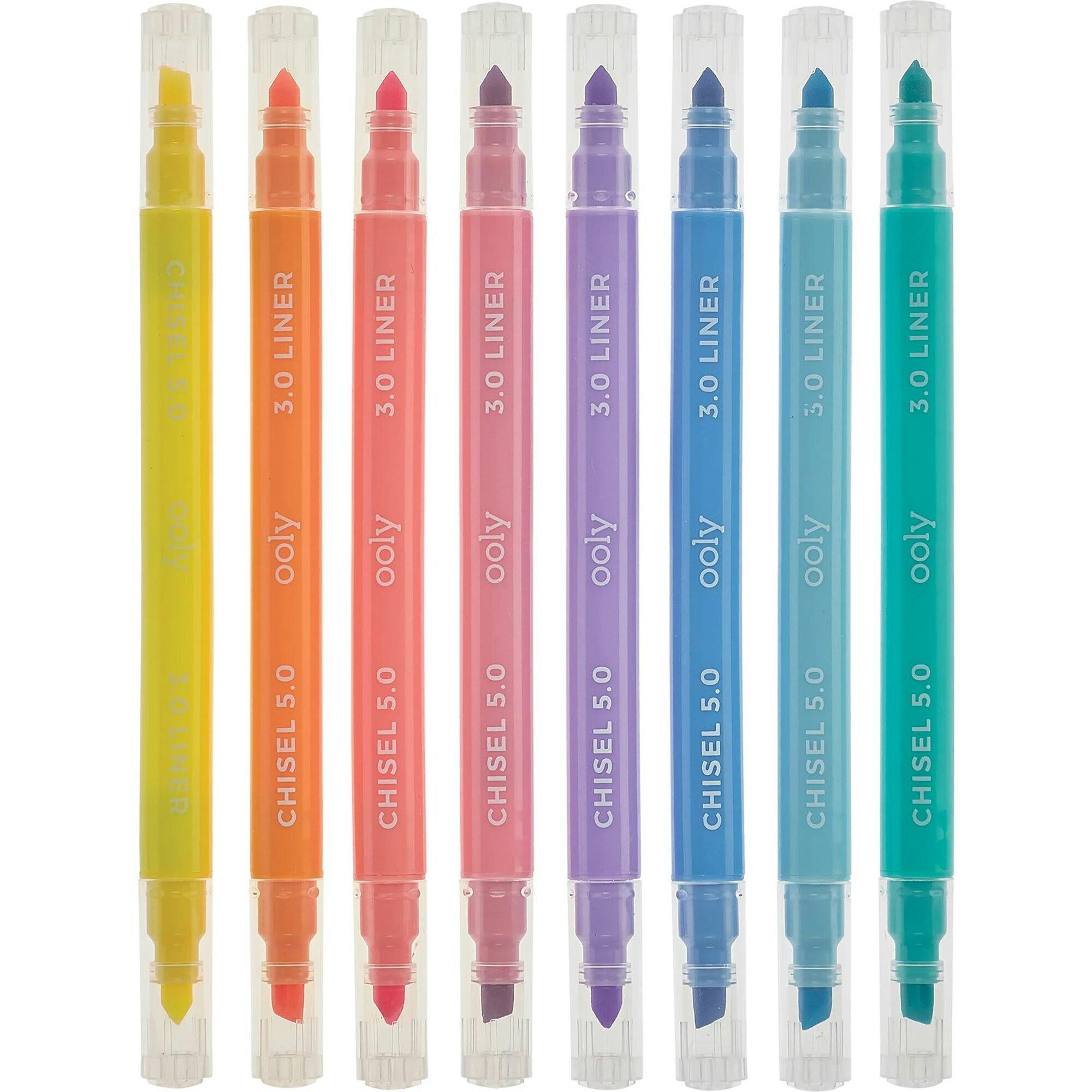 Pastel Liners Dual Tip Markers