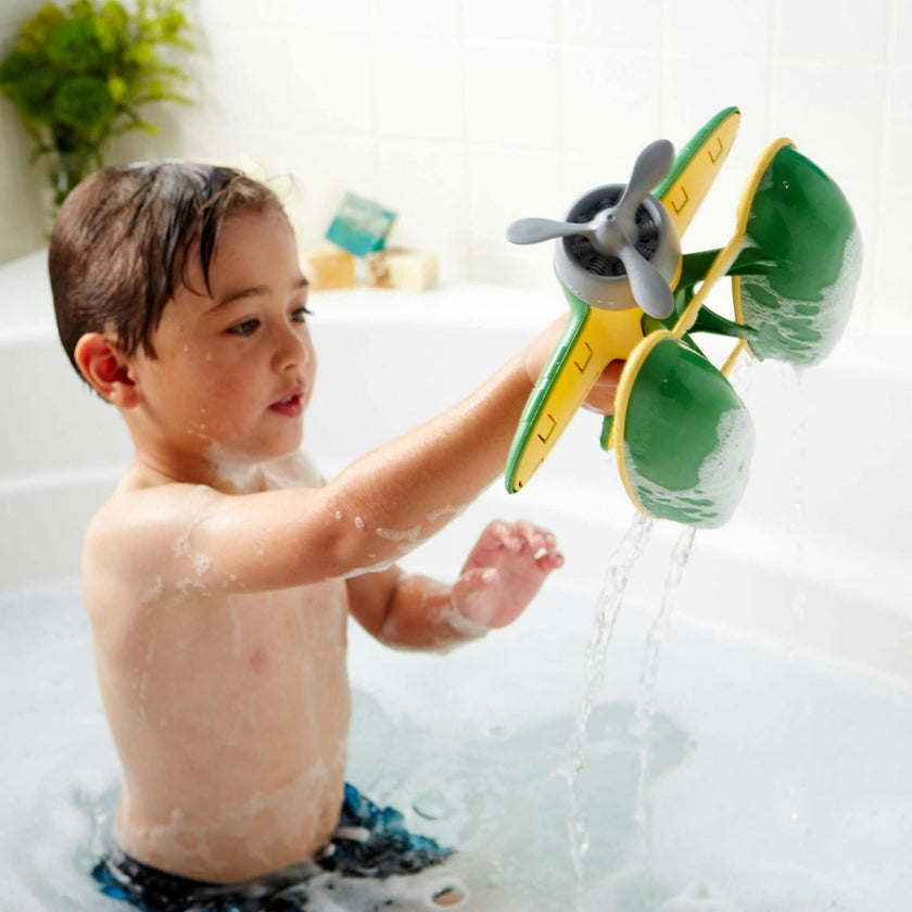 Green Toys: Seaplane - Green - Floating Water & Bathtime Toy