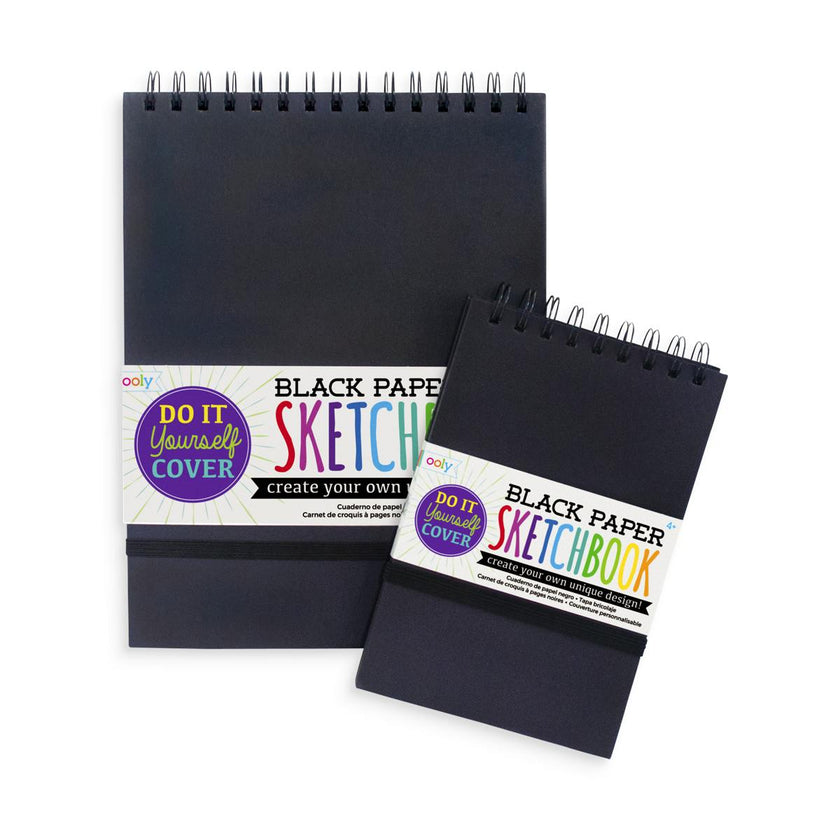 Black DIY Cover Sketchbook