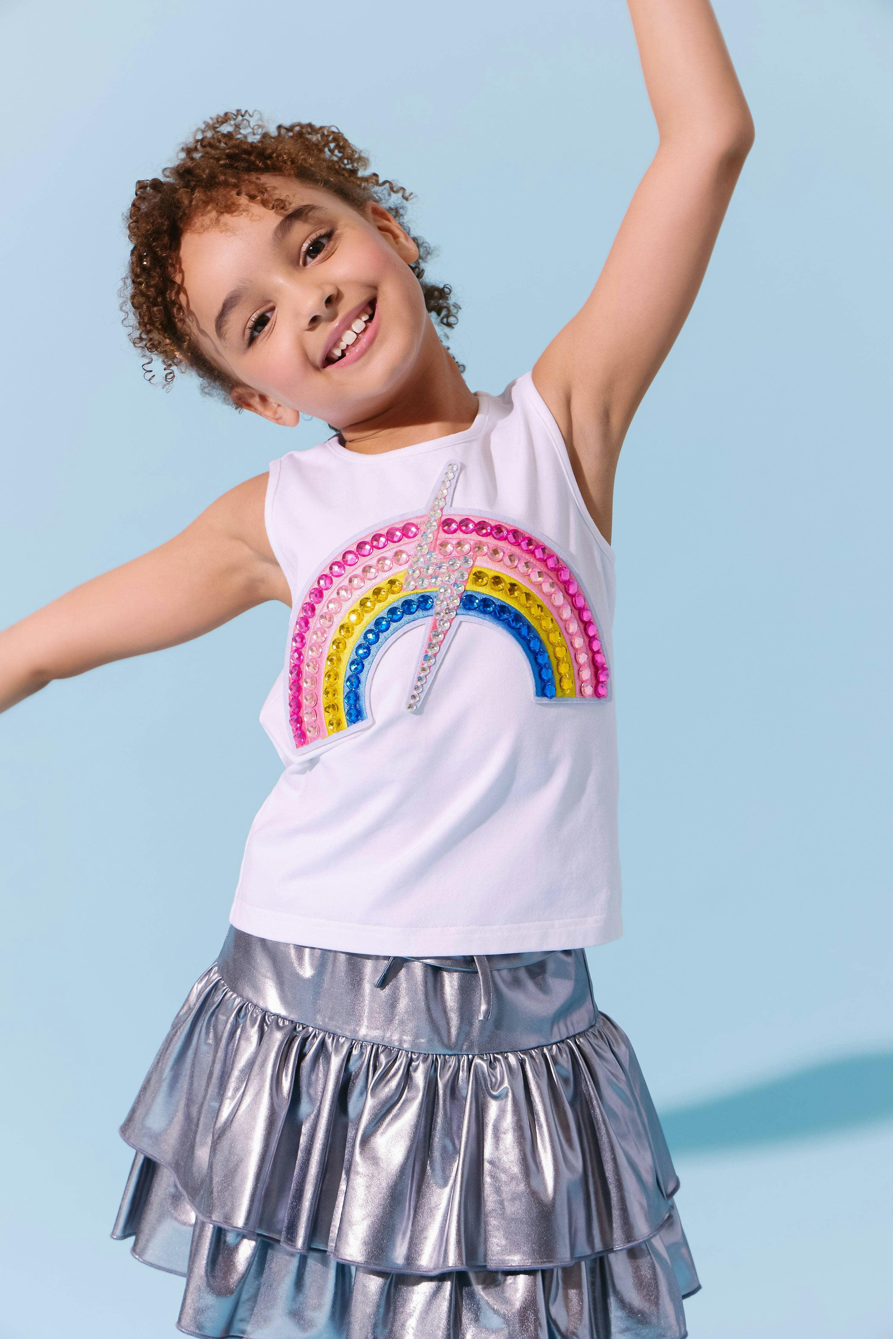 Gems Rainbow Flash Tank Top