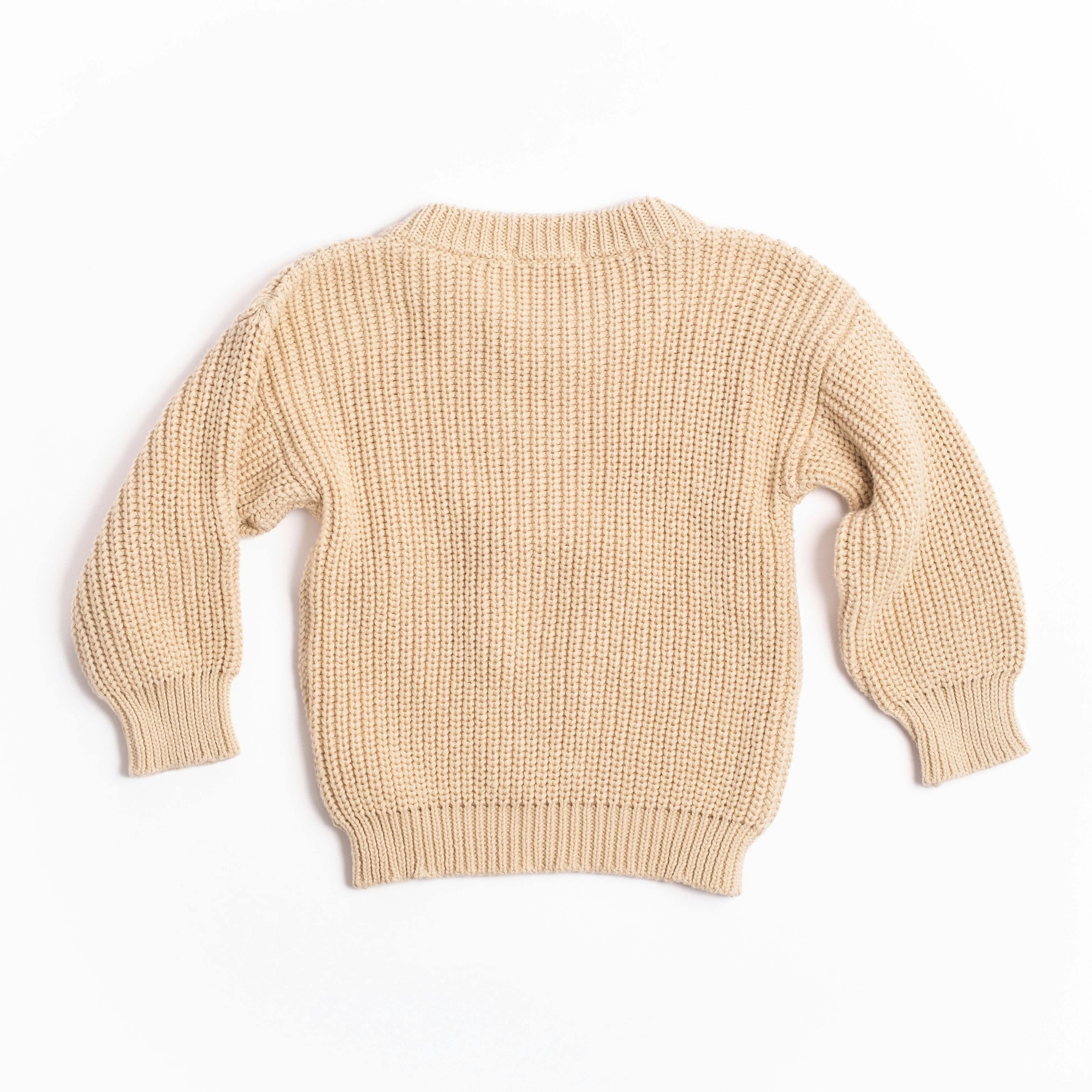 Très Sparkly Sweater in Ecru