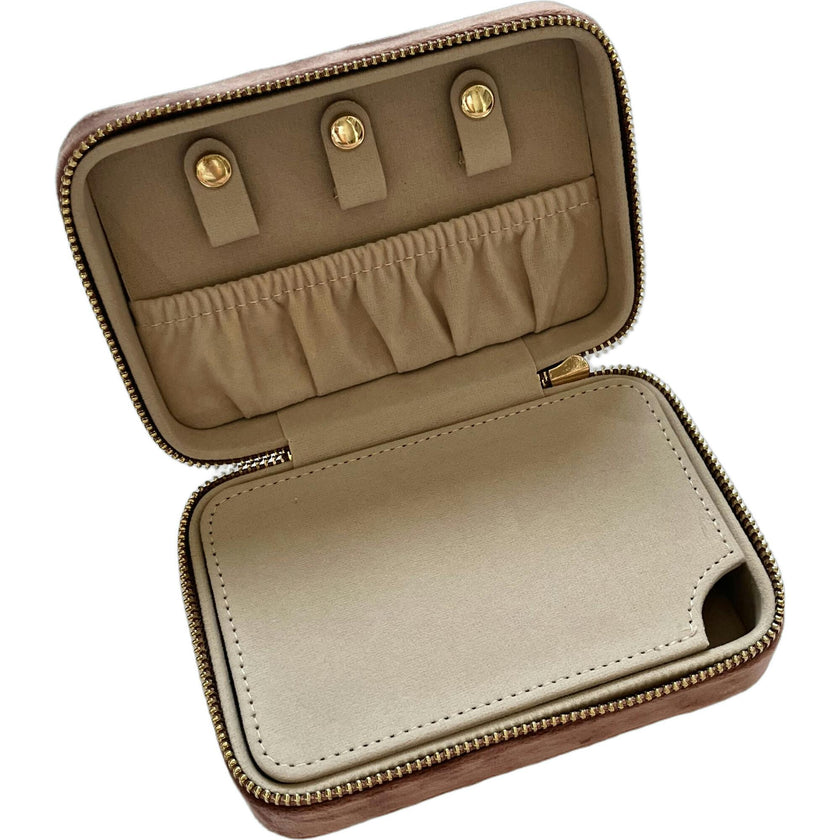 Liberty of London Personalised Velvet Travel Jewellery Case