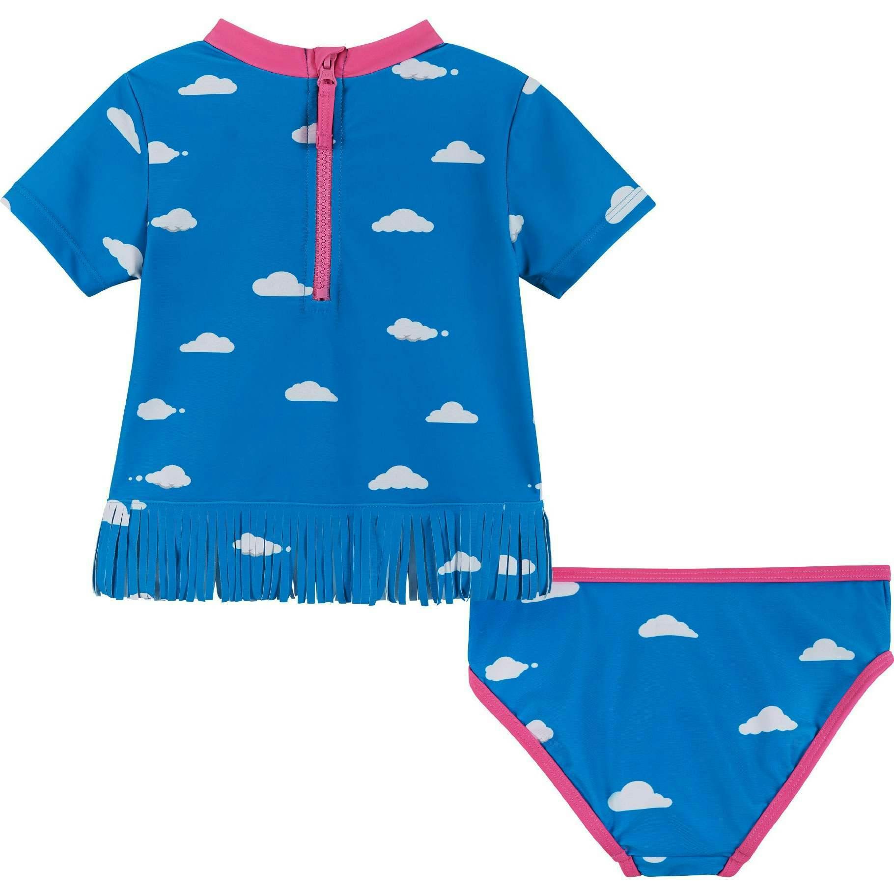 Fringe Rainbow Rashguard Set