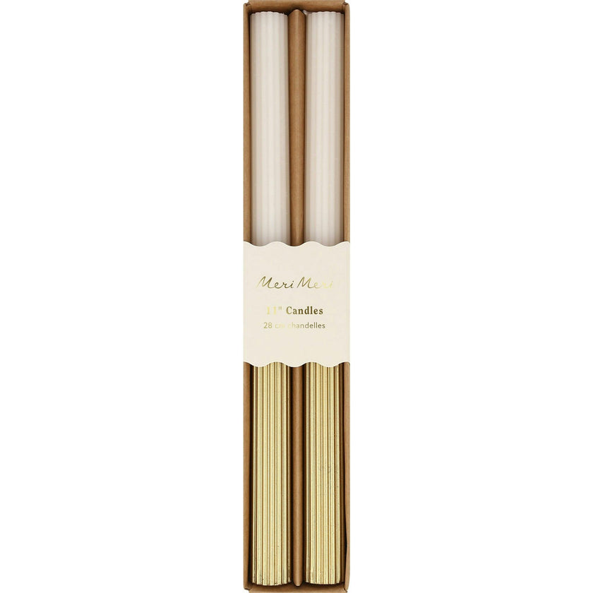 Gold Dipped Table Candles