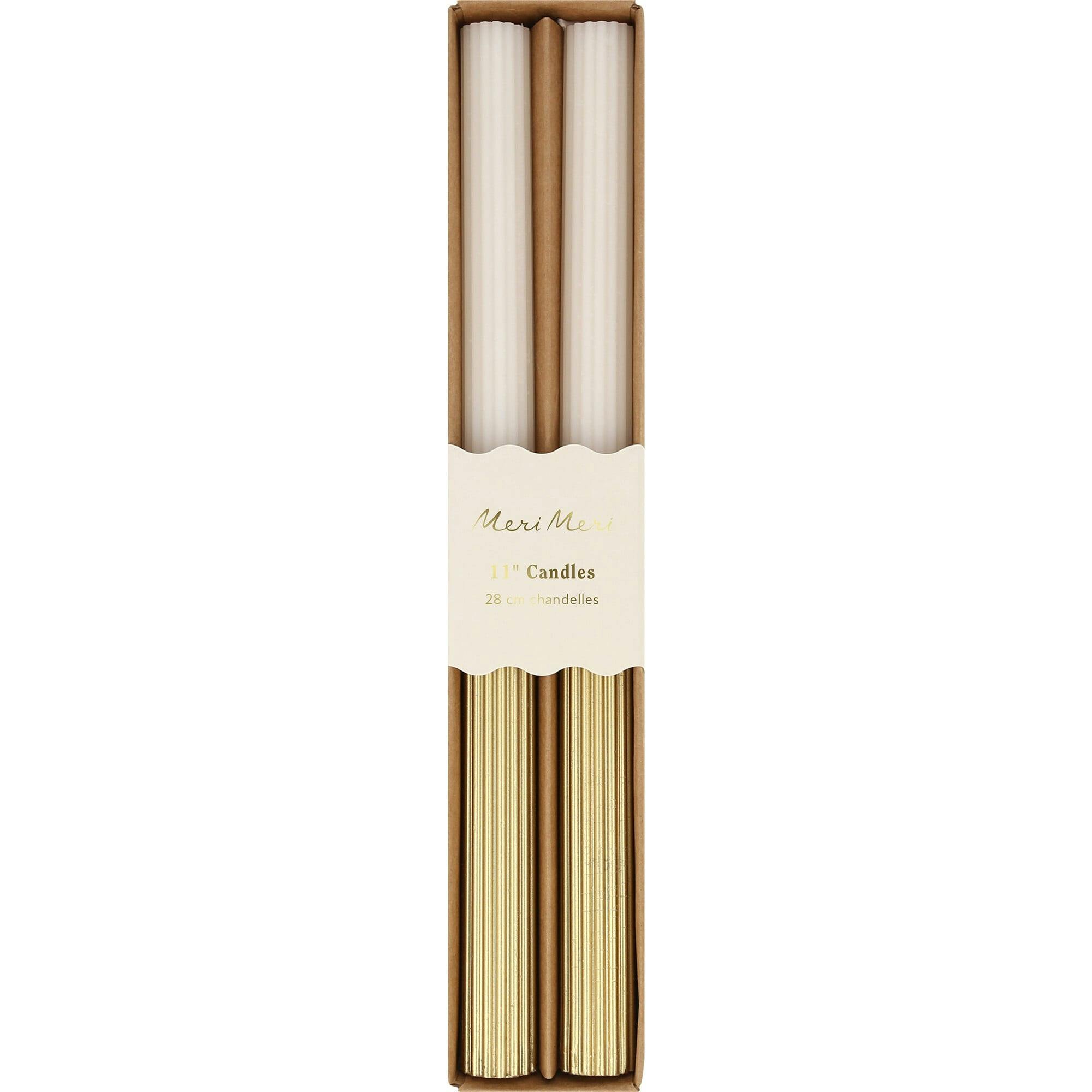 Gold Dipped Table Candles