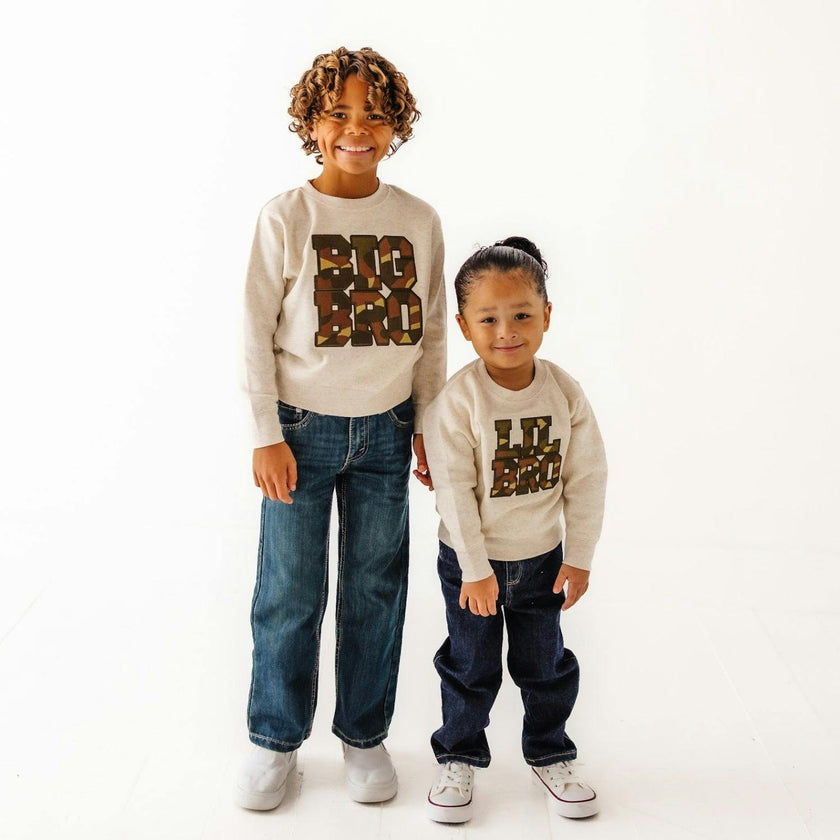 Lil Bro Camo Patch Sweatshirt