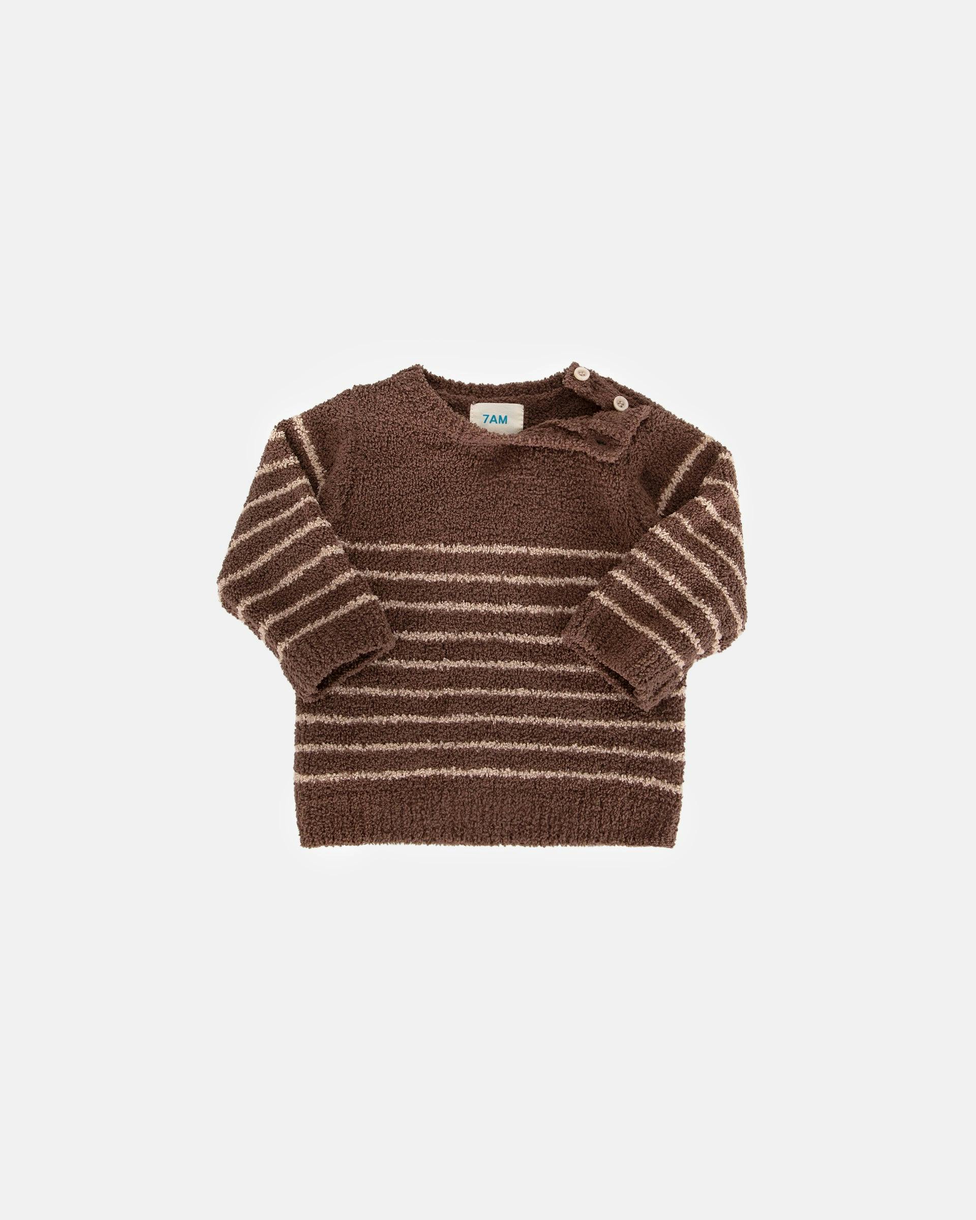 Long Sleeve Top Striped - Fuzzy