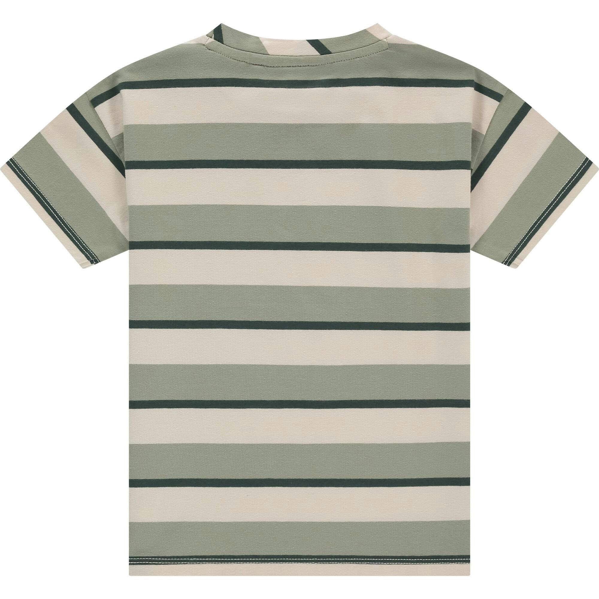 Multi-Stripe Short Sleeve T-Shirt