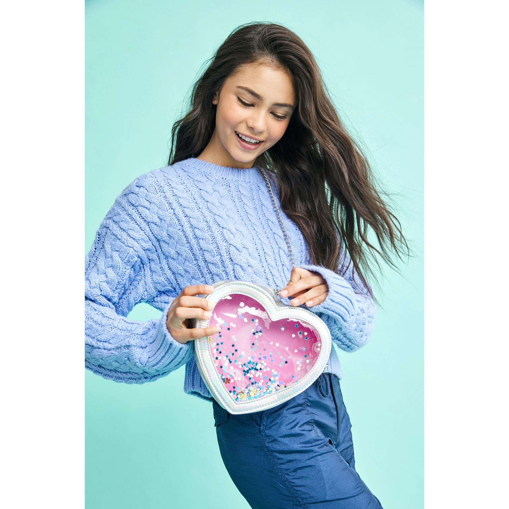 HEART CONFETTI CROSSBODY BAG