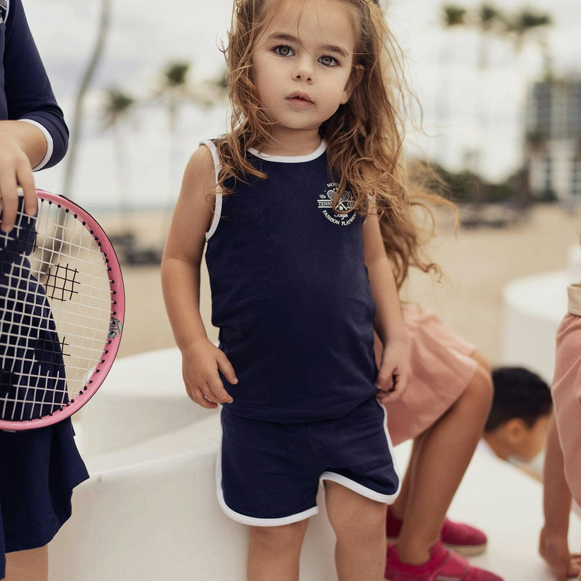 Baby Tennis Club Unisex Sleeveless Tee & Short Set