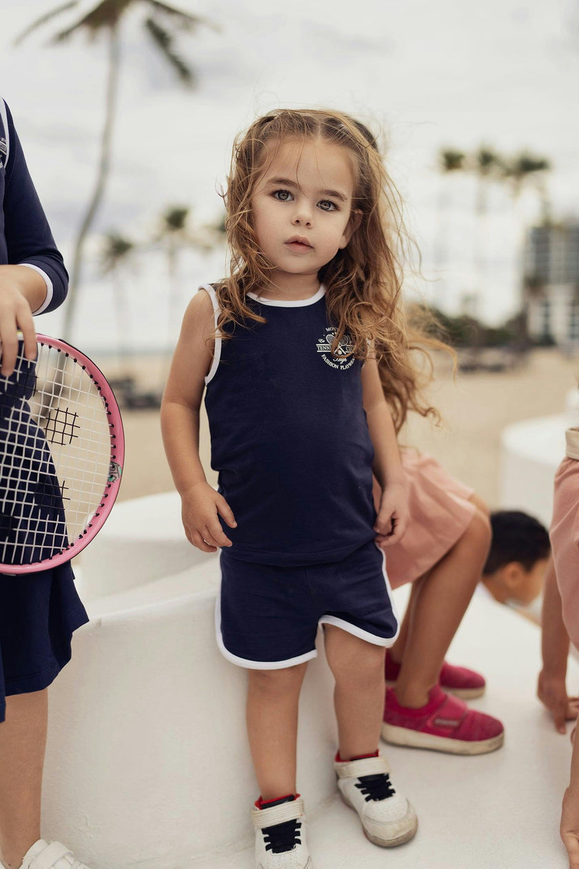 Baby Tennis Club Unisex Sleeveless Tee & Short Set