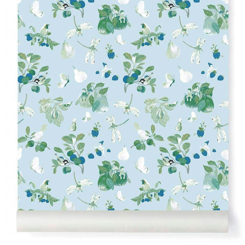 Wallpaper GARDEN PARTY color Ciel