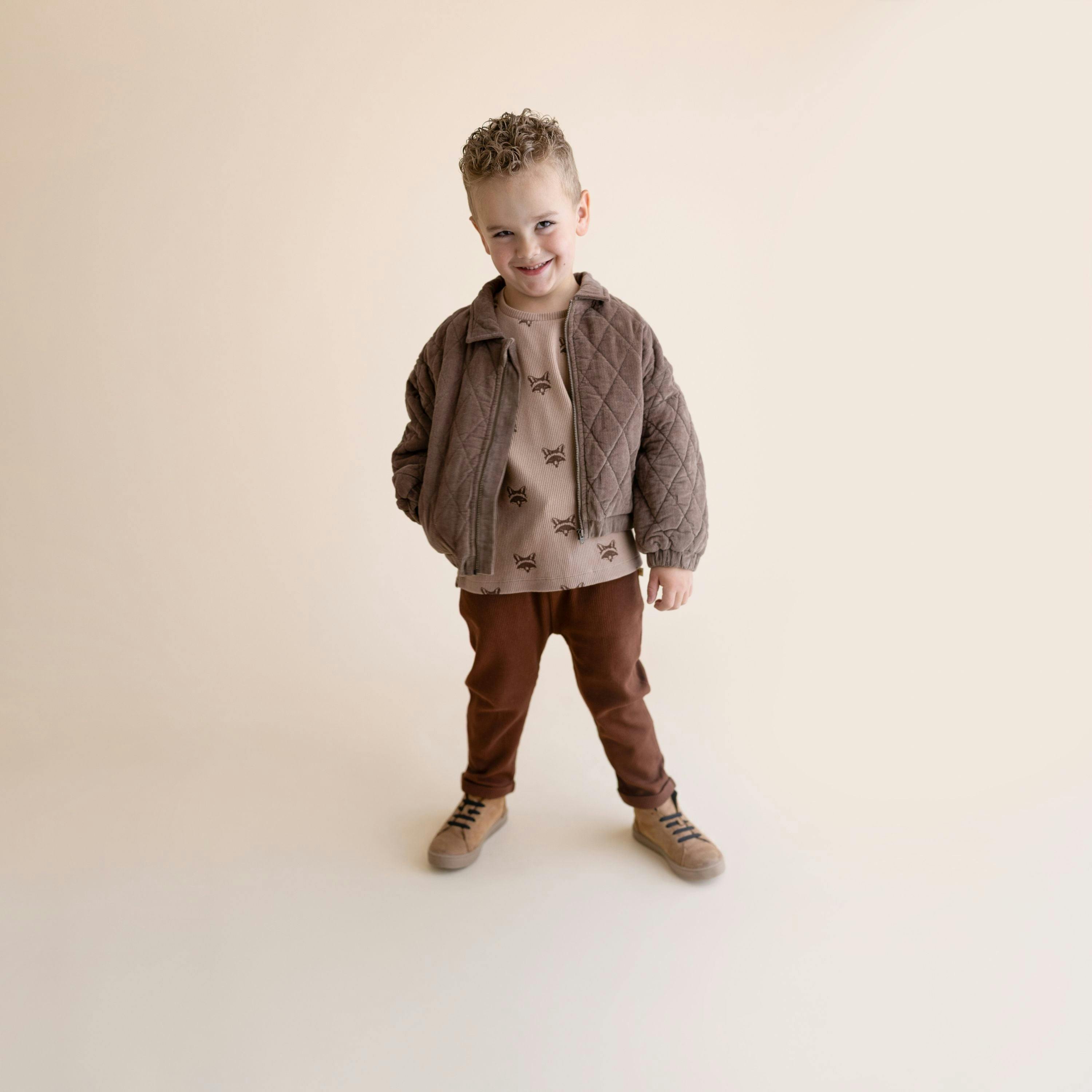Organic Tee & Foldover Pants Set