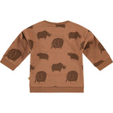 Monochromatic And Graphic Crew Neck Sweatshirt