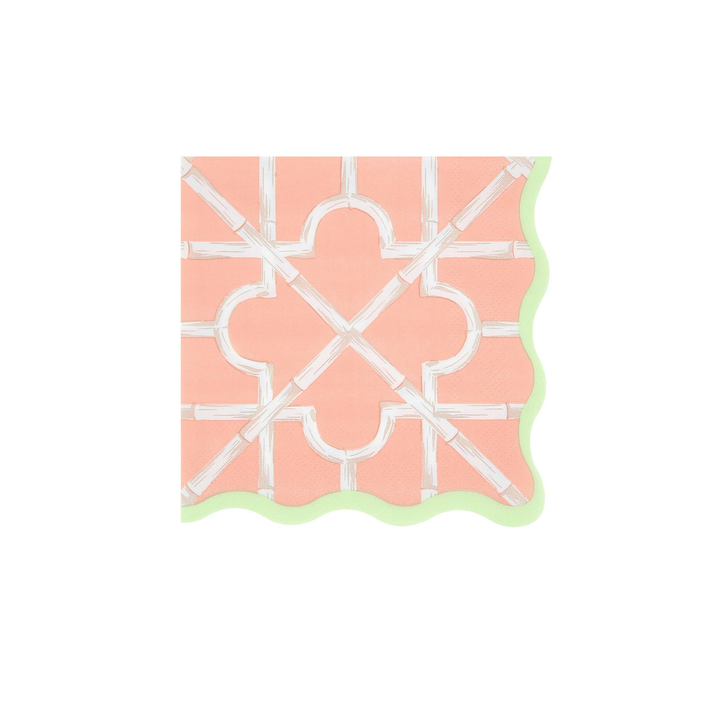 Bamboo Pattern Small Napkins