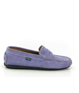 Penny Moccasins In Suede Leather, Violet