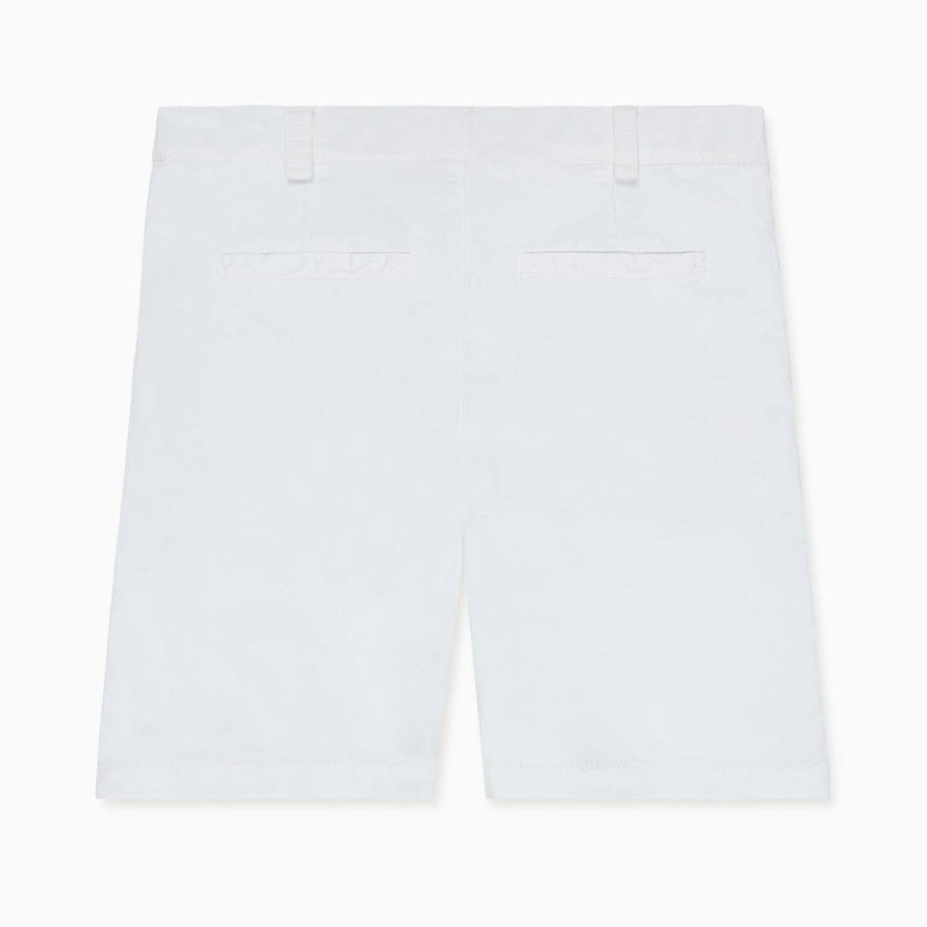 Nicky Hilton x La Coqueta White Conrad Boy Chino Shorts
