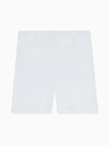 Nicky Hilton x La Coqueta White Conrad Boy Chino Shorts