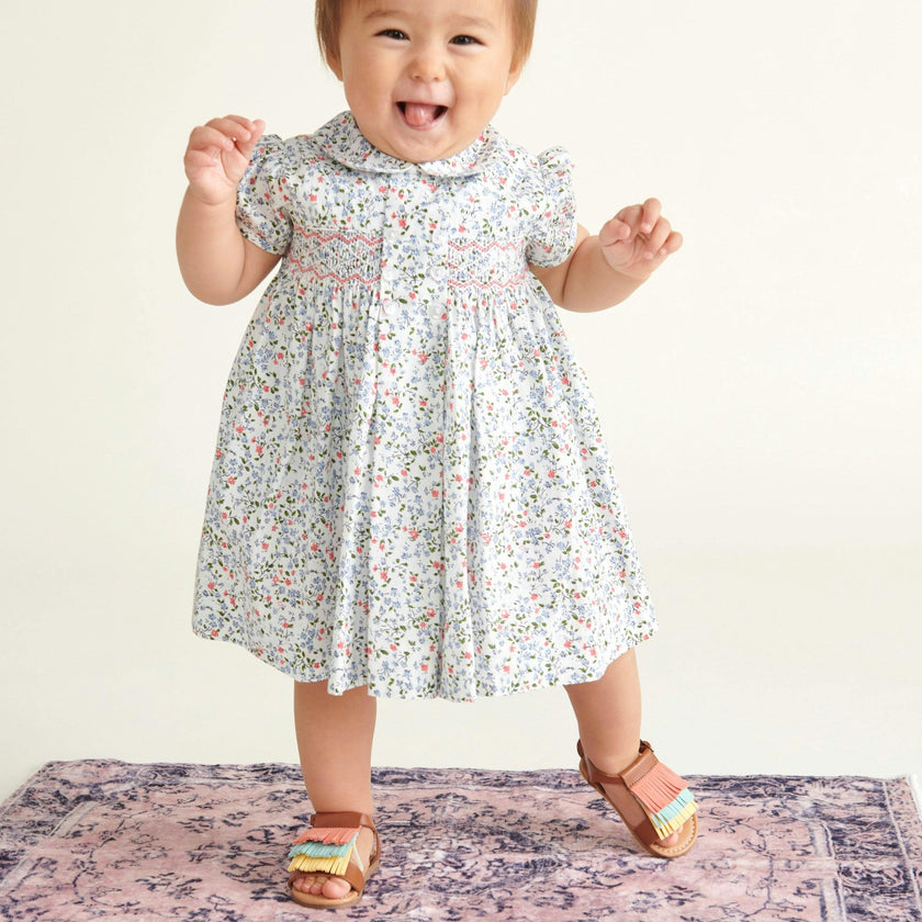 Hand-Smocked Baby Dress Susie