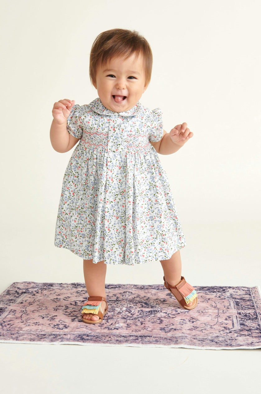 Hand-Smocked Baby Dress Susie