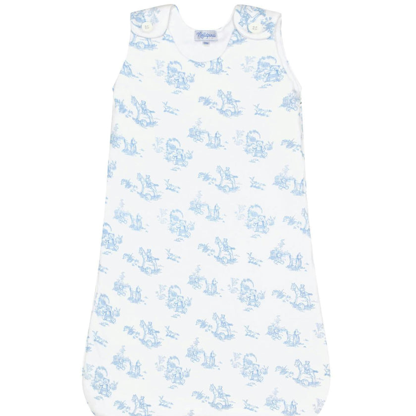 Blue Toile Winter Sack