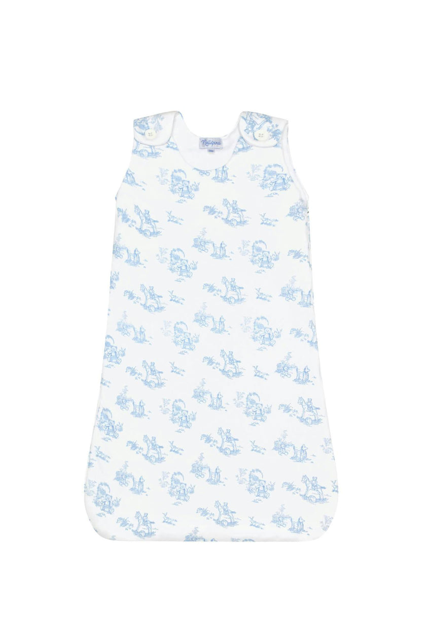 Blue Toile Winter Sack