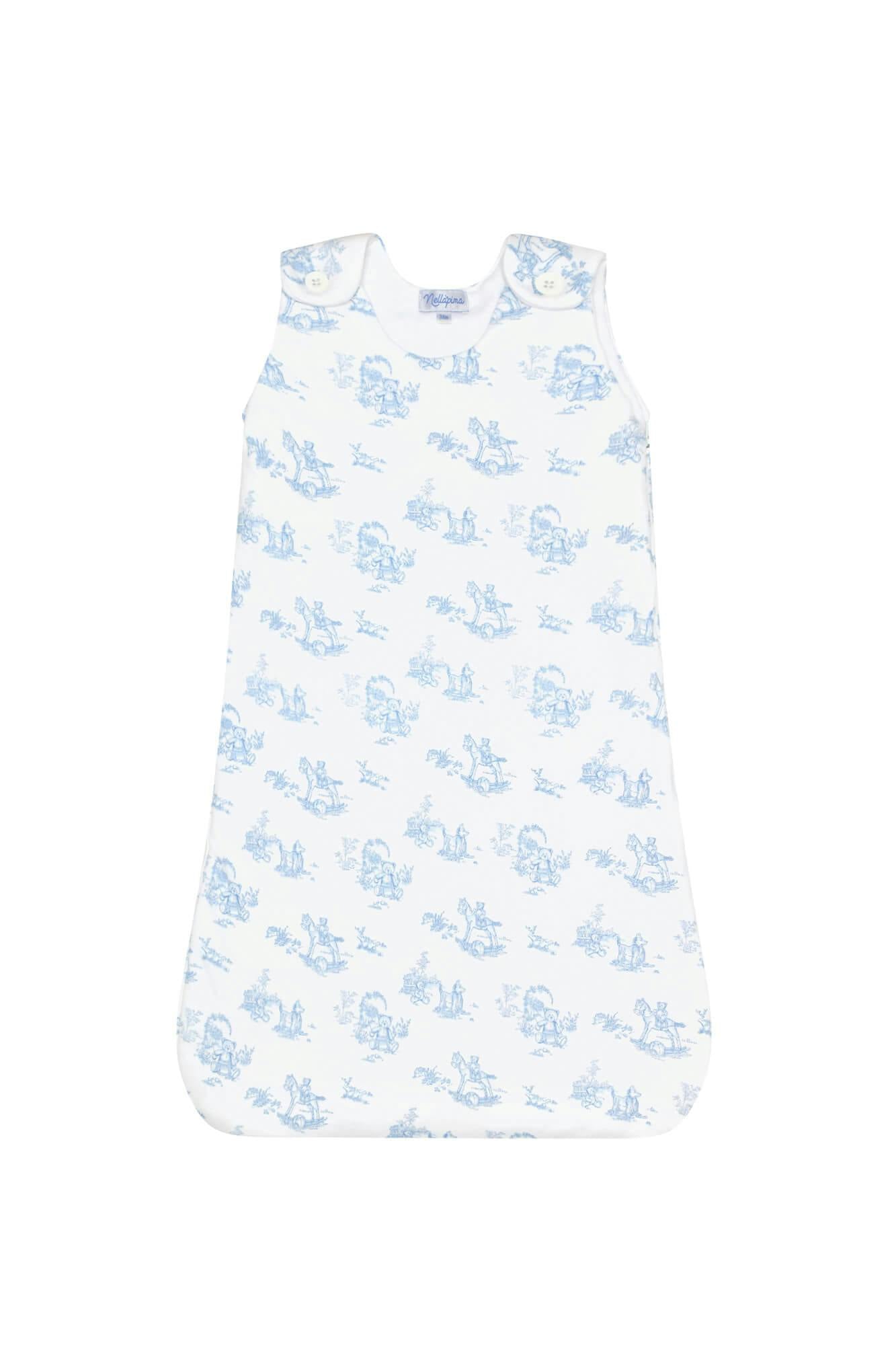 Blue Toile Winter Sack