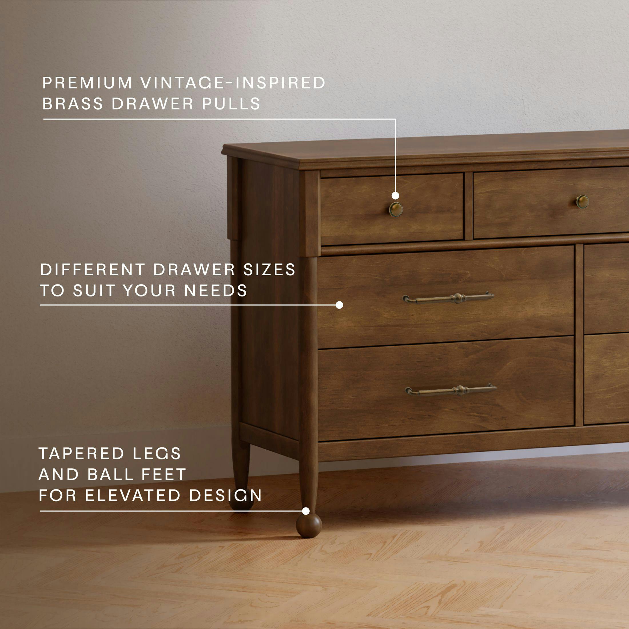 Alouette 7-Drawer Wide Assembled Dresser (56