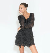 The Bridget Dress - Black Polka Dot