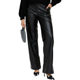 Gaia Wide Leg Leather Trouser