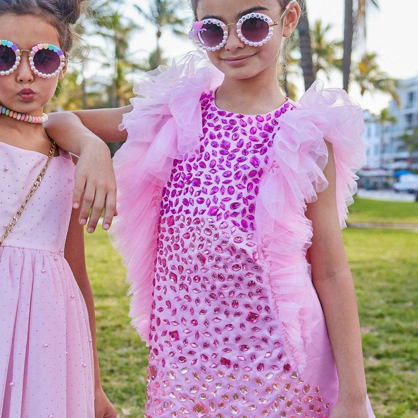 Pink Limited Edition Bejeweled Dress